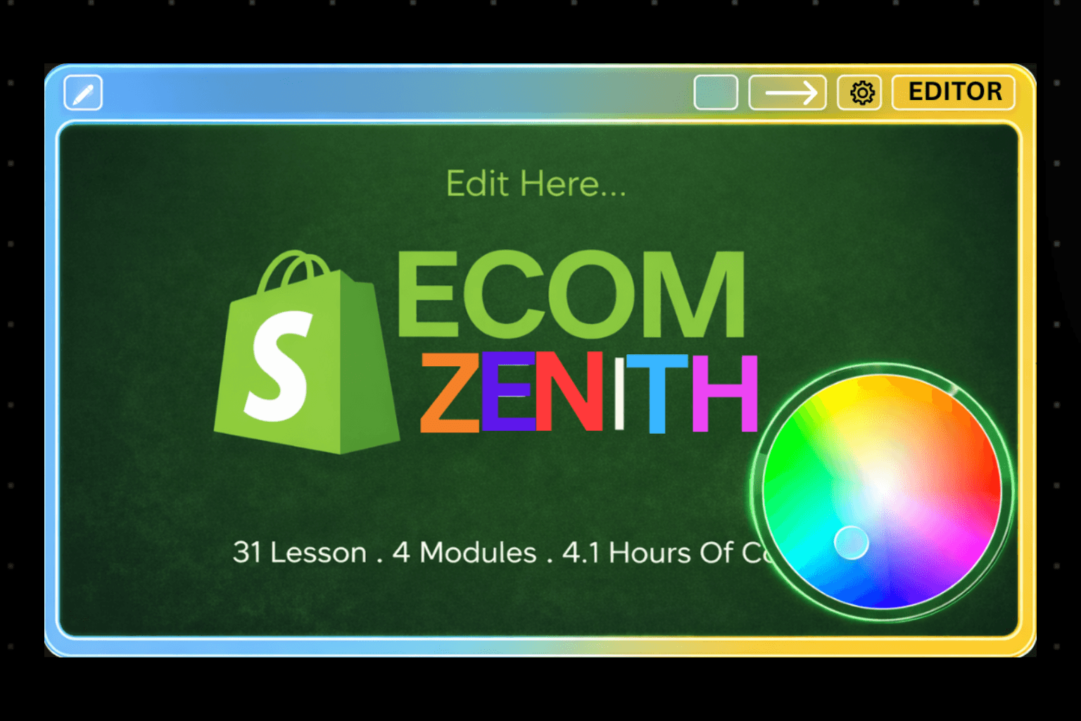 Modify every course element