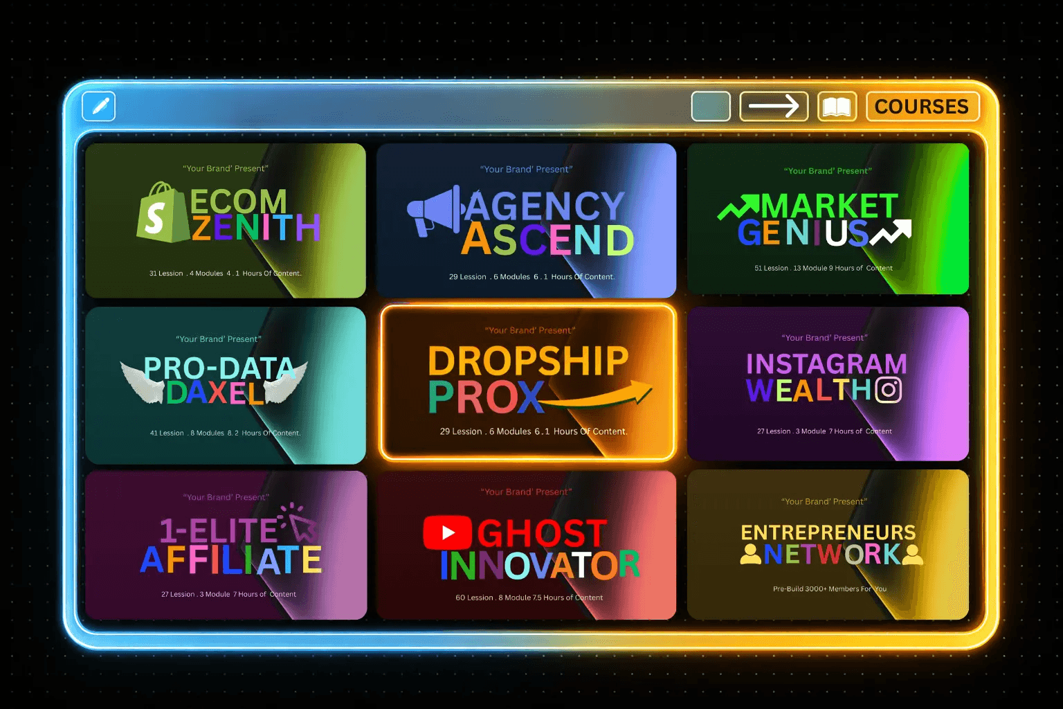 Choose any of our premium courses